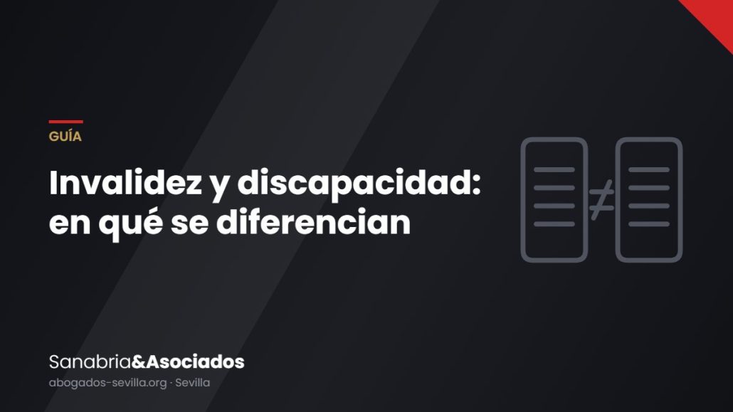 Diferencias entre invalidez y discapacidad. Todas las respuestas